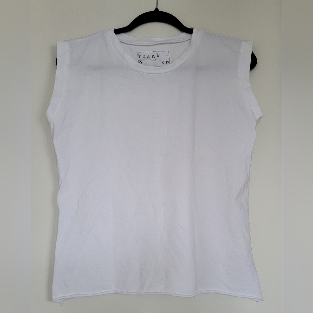 NWOT Frank&Eileen Aiden White Muscle Tee - Picture 2 of 8